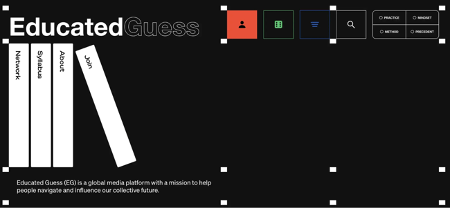 dynamic website example, educated guess
